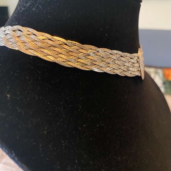 Silver Cameo Choker Necklace - Picture 5 of 7